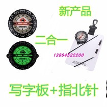 Diving notepad north needle scuba waterproof record board diving direction table two-in-one compass compass