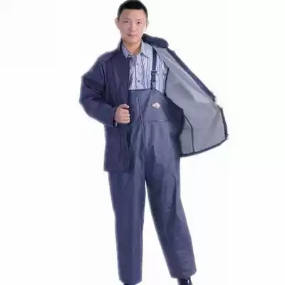 Dao Yulang rubber raincoat rain pants set fishing pants poncho waterproof clothing fishing clothing leather fishing clothing