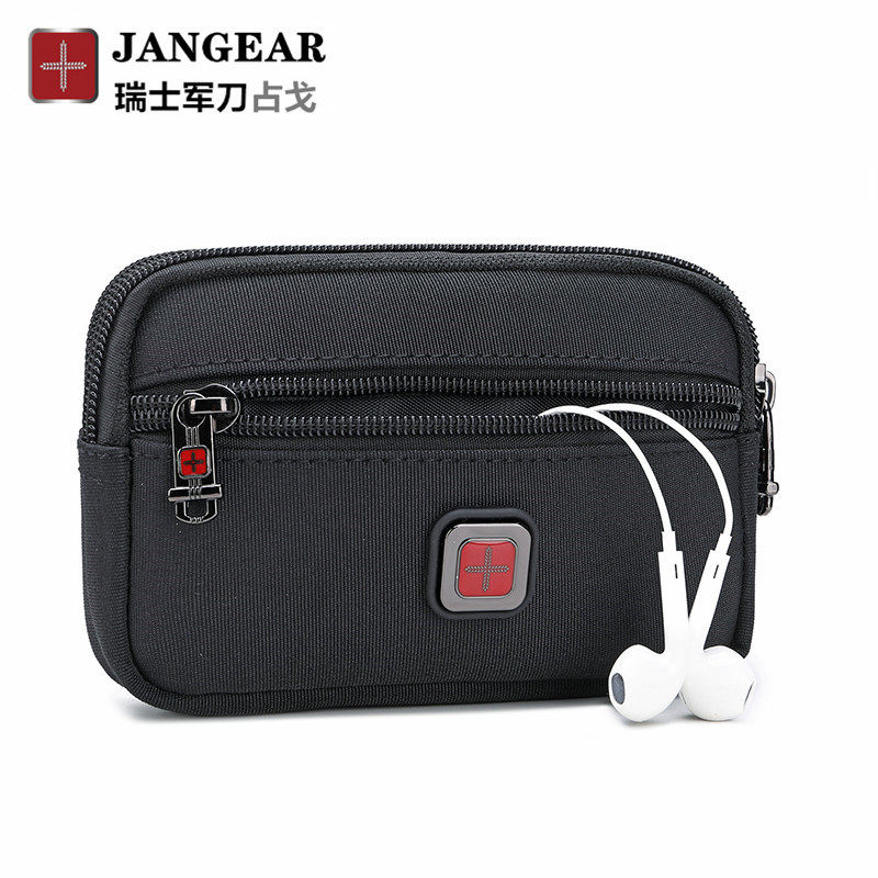 Swiss men's mobile phone purse Purse Strings crosswalk Shoulder Bag for Elderly with Waterproof Mini Zero Money Satchel Bag