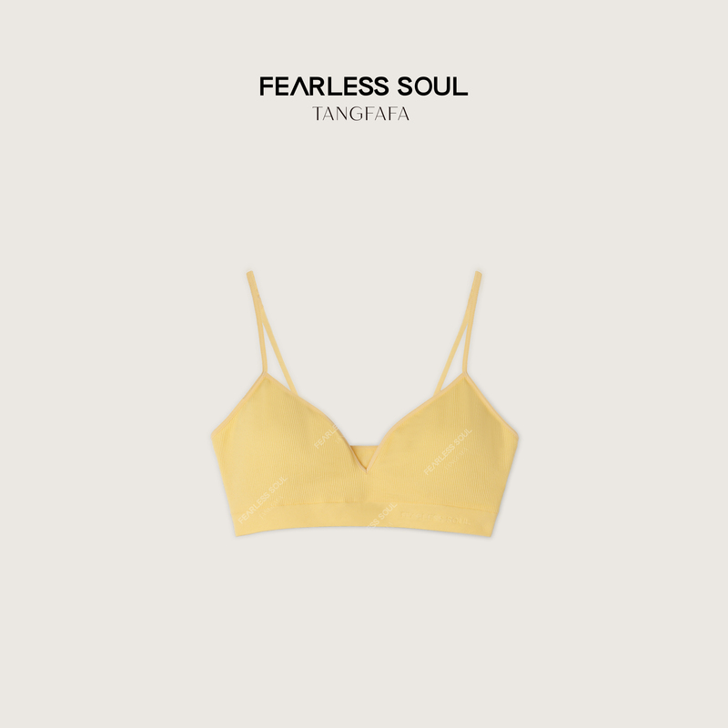 Taffa Tang Fa Fa High Elasticity Skin-Friendly Seamless V-Neck Thin Cup Spaghetti Strap Wireless Bra 826Sl191 Taffa Tang Fa Fa High Elasticity Skin-Friendly Seamless V-Neck Thin Cup Spaghetti Strap Wireless Bra 826Sl191