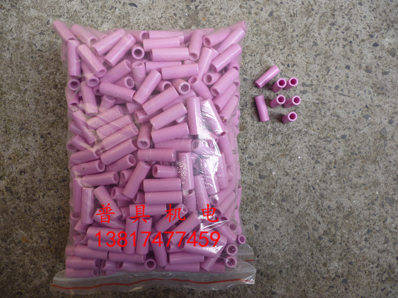 Industrial ceramic textile thread-in-wire winding ceramic pipe abrasion-resistant insulation pipe 99 porcelain 95 porcelain porcelain pipe