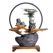 Creative wealth-returning fragrant tea pet ornaments living room tea table tea table tea ceremony water dispenser tea play decoration opening gift