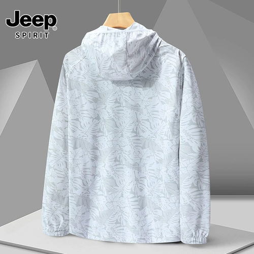 Jeep, джип, летняя дорожная ультрафиолетовая одежда для защиты от солнца для рыбалки, легкая и тонкая шелковая дышащая куртка, защита от ультрафиолета, свободный крой, для бега