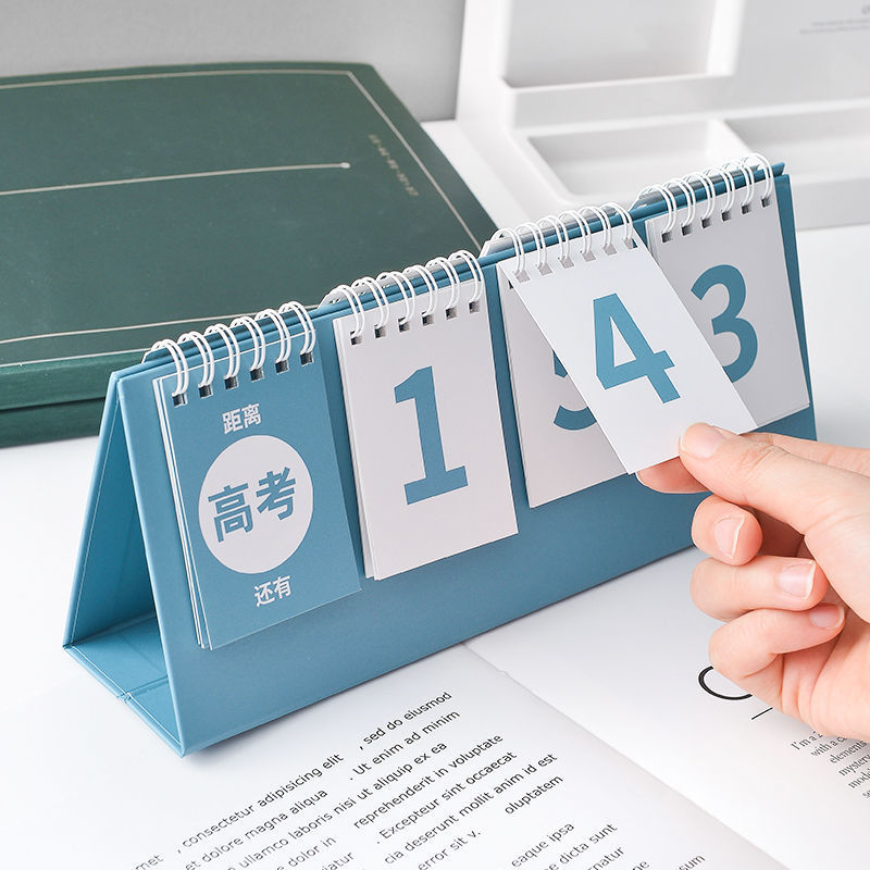 Creative Countdown Desk Calendar Gaokao Examination for students examination Morandi Calendar Wan-year calendar desktop pendulum piece