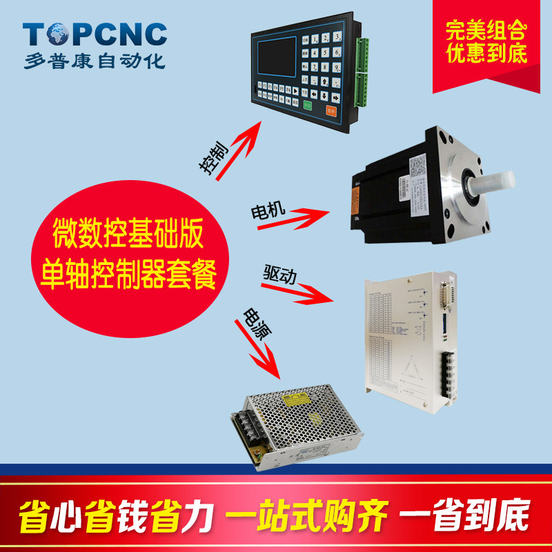 Micro-numerical control M2B base version TC8637H drive motor 130-350A one-axis motion controller suit