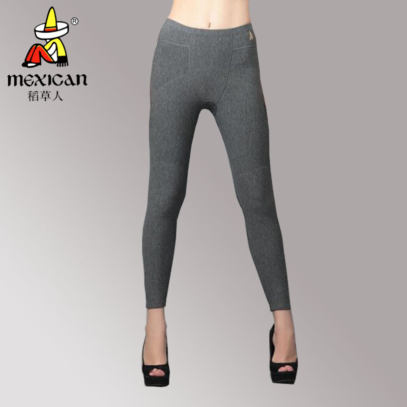 Rice straw man lingerie winter ladies warm pants gush with kneecap high waist and body cotton sanitary pants DC15874 88627