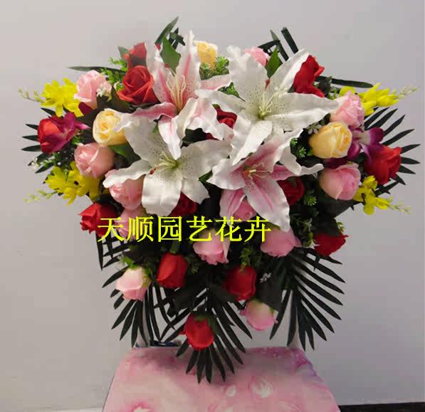 会议仿真花绢花主席台下垂花演讲花假花办公室插花花艺套装桌花 为发烧而生 绢花 主席台 插花 下垂 花艺途虎网