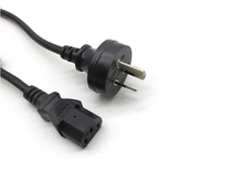 Australian Gauge Character Tail Triple Hole Power Cord Computer Host Case Mahjong Machine Power Supply Line Total Copper 0 75 Squared