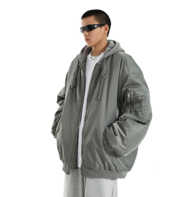 Men's winter loose thickened cotton coat