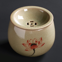 Shengayao Handmade Bamboo Shadow Jianshui Gongfu Tea Dot tea Doutea Tea Water Barrel Tea Residue Barrel Ceramic Dry Tea Washing Zen