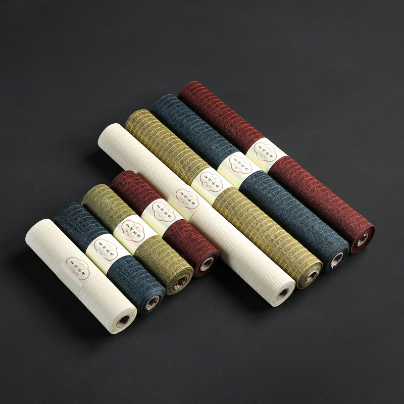 Sun Kilns Day Style Zen tea mat tea cloth table flag waterproof tea mat cotton hemp cloth art tea table cloth tea tray Mat Accessories