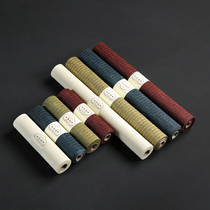 Sun Kilns Day Style Zen tea mat tea cloth table flag waterproof tea mat cotton hemp cloth art tea table cloth tea tray Mat Accessories