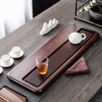 Shengyao bamboo tea tray Whole piece Kung Fu tea tray Household commercial simple rectangular drainage dry tea tray