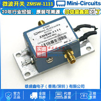  Mini-Circuits ZMSW-1111 10-2500MHZ PIN Single-pole single-throw coaxial switch SMA