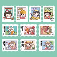 Маленькая девочка Stamp Post 200 штук