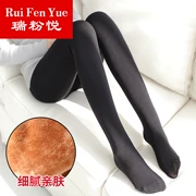 Mùa thu và mùa đông cộng với tất nhung vớ leggings ấm vớ vớ ống quần màu thịt vớ vớ xà cạp