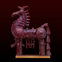 World defying stage porcelain totem horse