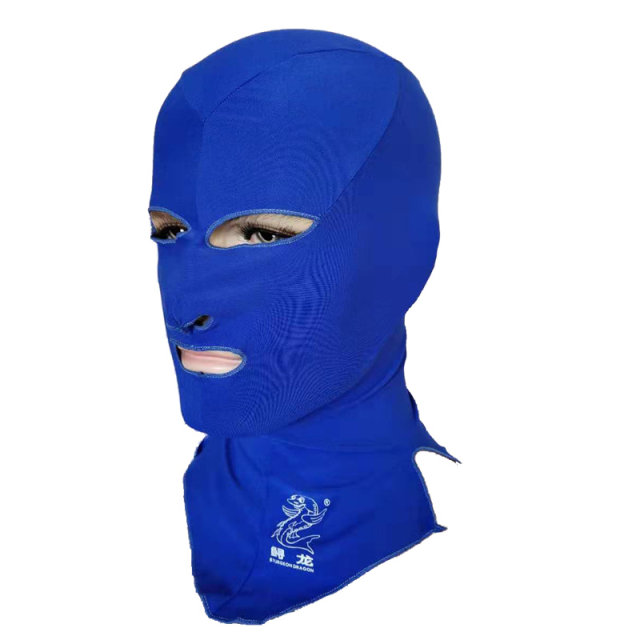 Sturgeon waterproof women swim hood sun protection face kini hood mask men and women face kini