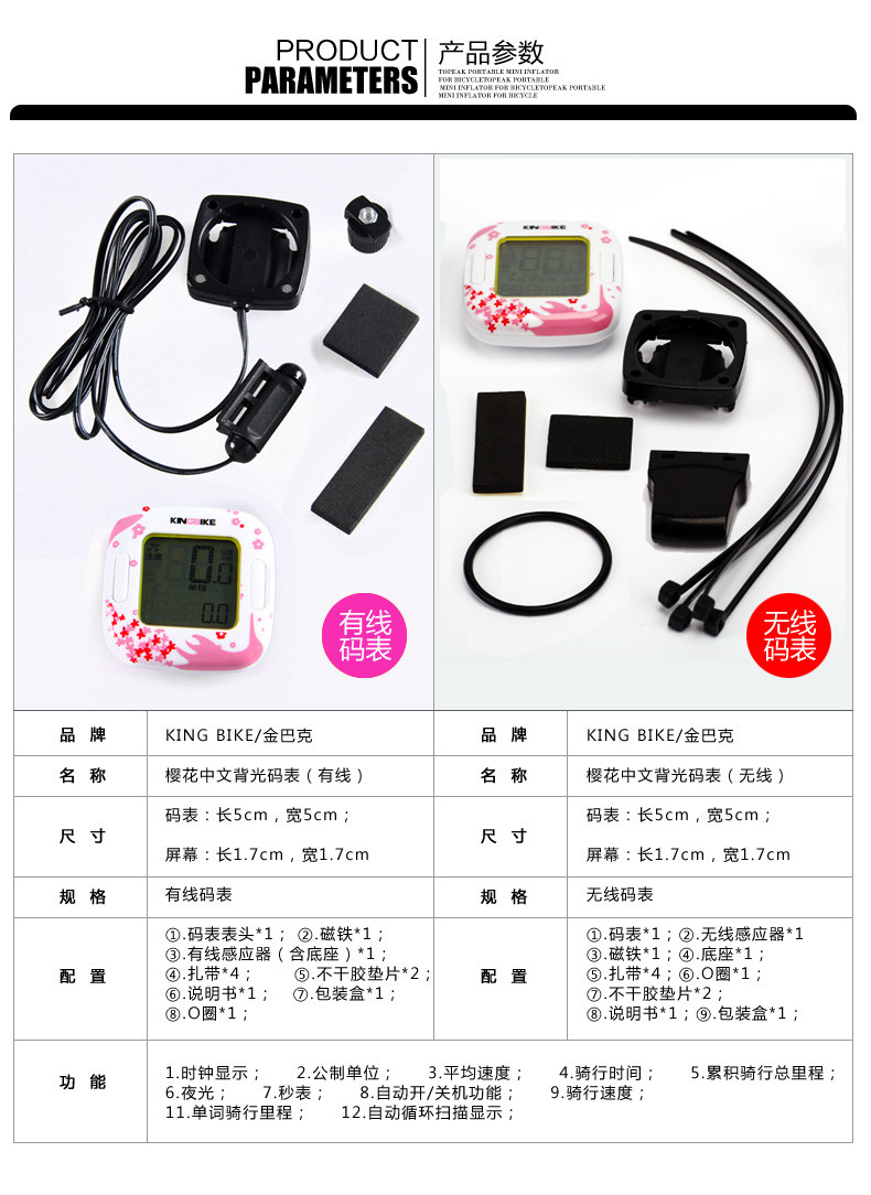 Compteur de vélo KING BIKE - Ref 2427077 Image 7