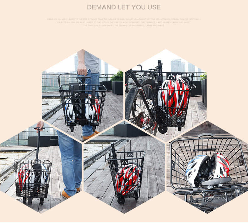 Panier pour vélo JAKROO en métal - Ref 2257651 Image 19