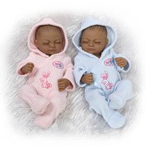 Pocket baby full silicone simulation doll fashion personality gift Bath doll exquisite gift
