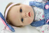 Dolls Childrens toys Soft silicone simulation baby baby dolls sleep with growing friends over the house