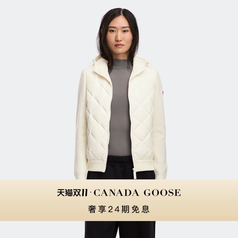 Canada Goose Hybridge ®   Women's Knitted Hoodie Knit down 6800L
