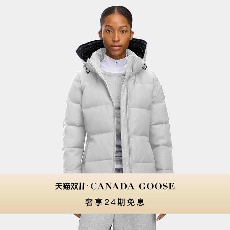 Canada Goose Chelsea Women's Same-Color Logo down Parka Coat 3804Wt Canada Goose Chelsea Women's Same-Color Logo down Parka Coat 3804Wt
