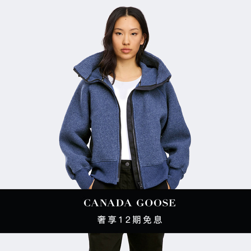 Canada Goose Chilliwack Black Label Wool Fleece Bomber Jacket 7102Wb