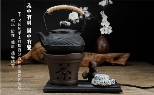 Ưu đãi đặc biệt ấm đun nước điện nhỏ cách nhiệt nồi gang đun sôi nước sôi nồi gốm điện đặt bếp - ấm đun nước điện siêu sắc thuốc gali