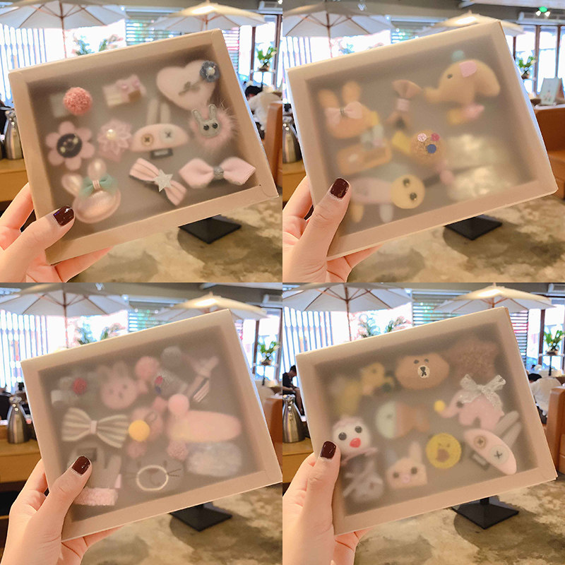 Baby hair clip Baby hair clip does not hurt hair Girls hair accessories gift set Fetal hair clip Baby headdress hair clip