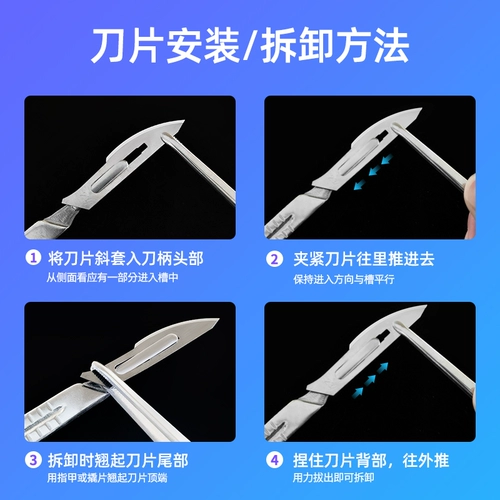 Универсальное лезвие из нержавеющей стали, анатомия