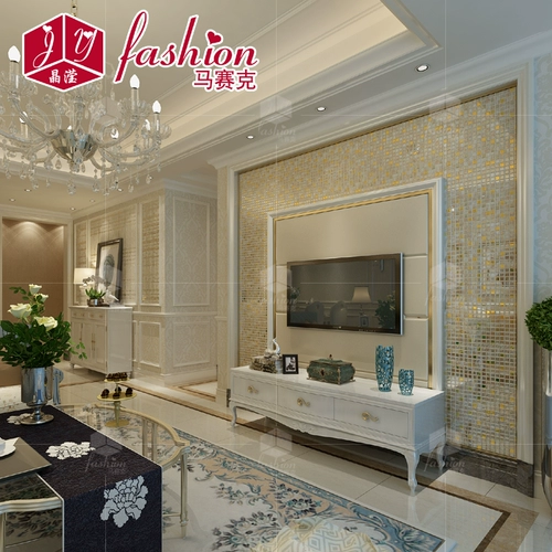 Кристаллическая мозаика 142 европейская антикварная золотая фольга Кристаллическая стеклянная металлическая головоломка