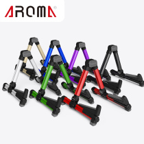 Aroma Acoustic Guitar stand Vertical Folk electric Guitar bass A-type triangle shelf foldable