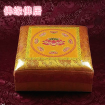 Buddhist supplies Buddha worship pad worship stool cushion cushion meditation cushion meditation cushion kneeling cushion embroidered worship cushion futon factory direct sales