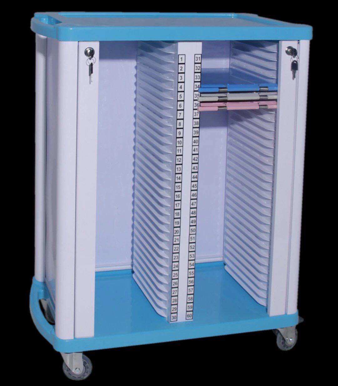 Hospital with ABS medical history clip cart First aid cart anaesthesia car care case clip car