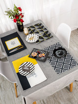 Mat mat insulation mat cotton placemat children placemat Western mat waterproof placemat fabric insulation can dian zi
