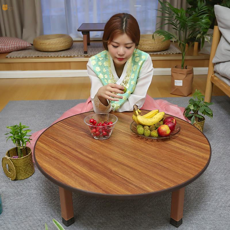 Han Style Kang Table Folding Home Dinner Large Korea Small Rice Table Tatami Table Folding Multifunction Brief