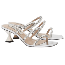 CHARLESKEITH summer womens shoes SL1-60920030-1 womens semi-precious stone high-heeled sandals wedding shoes