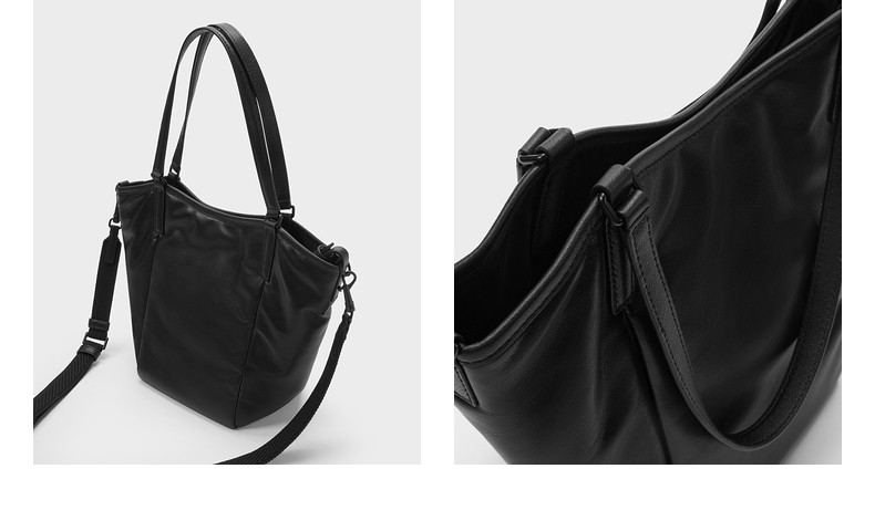 Сумка charles&keith23秋新款ck2-30782201大容量双面设计单肩托特包女 &