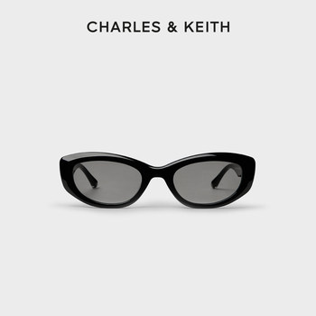 Charles&Keith25 New Autum Style Ck3-81280605 Retro Narrow Frame Cat-Eye Sunglasses