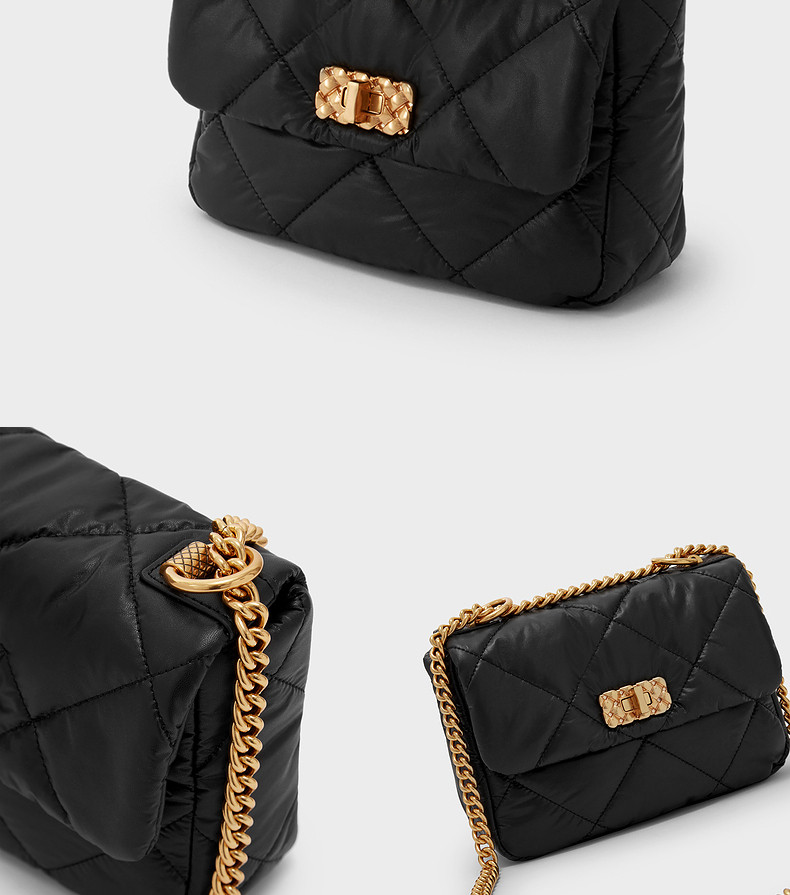 Charles&keith, цепь, сумка подмышку, подарок на день рождения, на цепочке                       