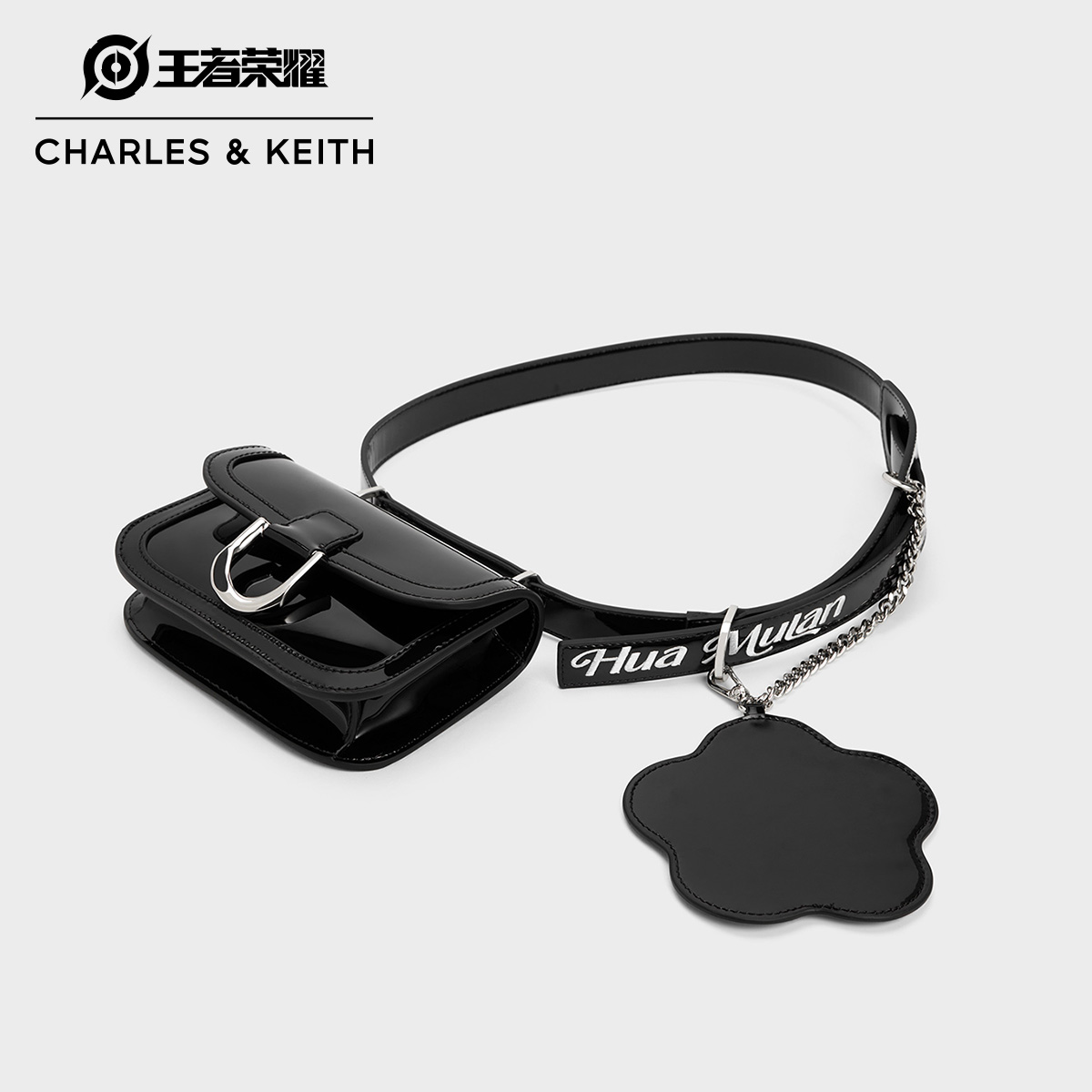 Charleskeith Kingmaker Glory Cooperation Series Flowers wood Lana with three-in-one purse CK2-80671538-Taobao