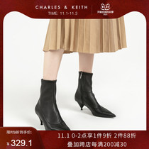 CHARLESKEITH autumn winter autumn and winter womens boots SL1-91780004 high heel boots socks boots women