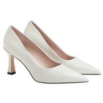 CHARLESKEITH24 summer new style CK1-60361500 simple pointed toe shallow mouth commuting high-heeled shoes