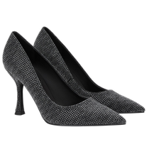 CHARLESKEITH24 summer new style CK1-60280435-1 bright diamond pointed toe stiletto temperament high heels for women