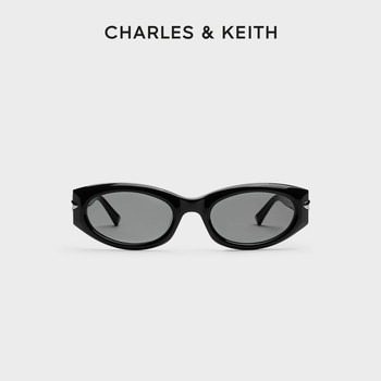 Charles&Keith Autumn and Winter Sunglasses Ck3-21280591 Fashionable Retro Cat-Eye Sunglasses Sunglasses