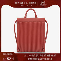 CHARLES & KEITH Womens Bags CK2-60671066 Retro Striped Womens Shoulder Bag