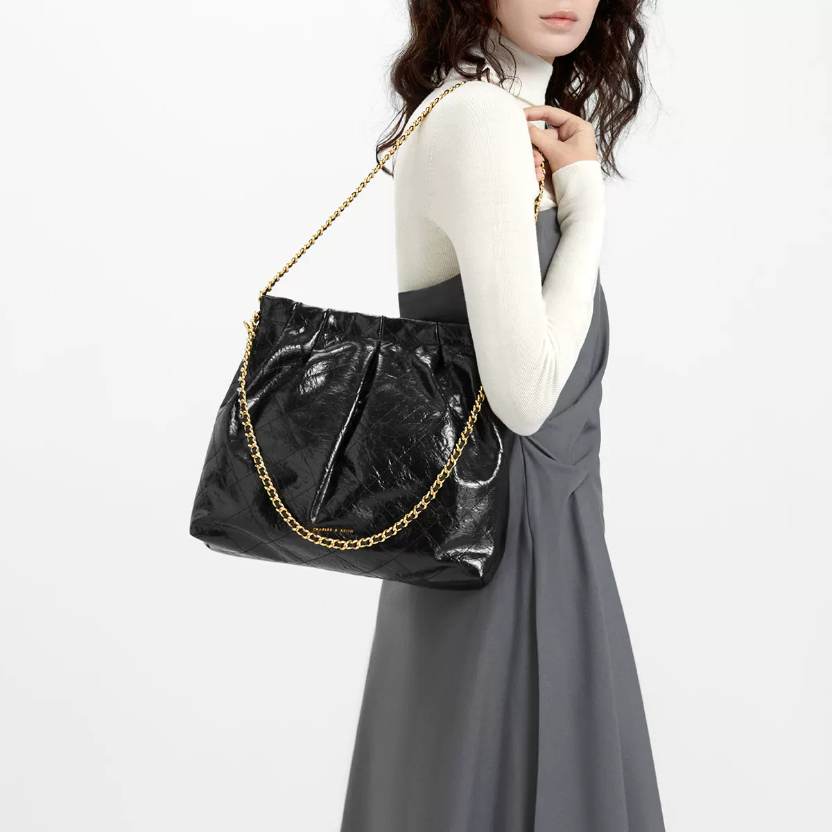 Одно плечное сумка Charles&keith, подарок на день рождения