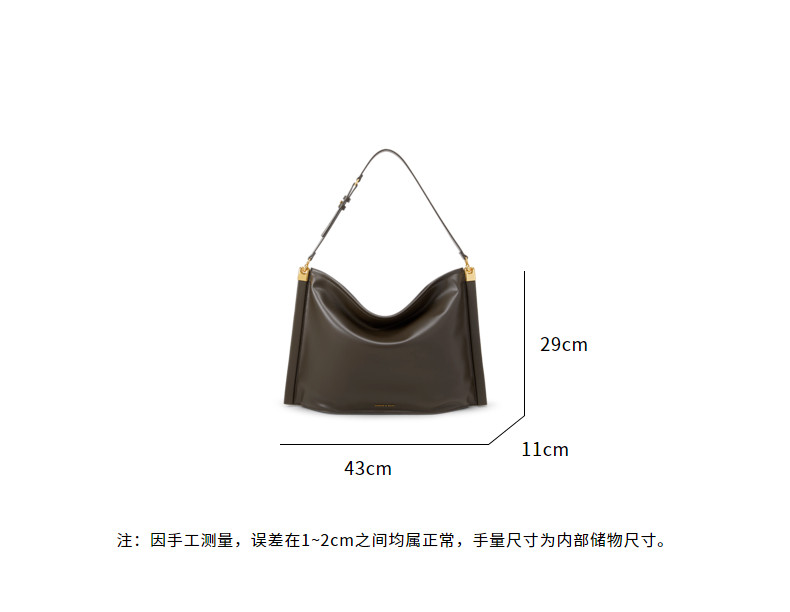 Сумка charles＆keith22秋冬新款ck2-30270959手提单肩腋下包女